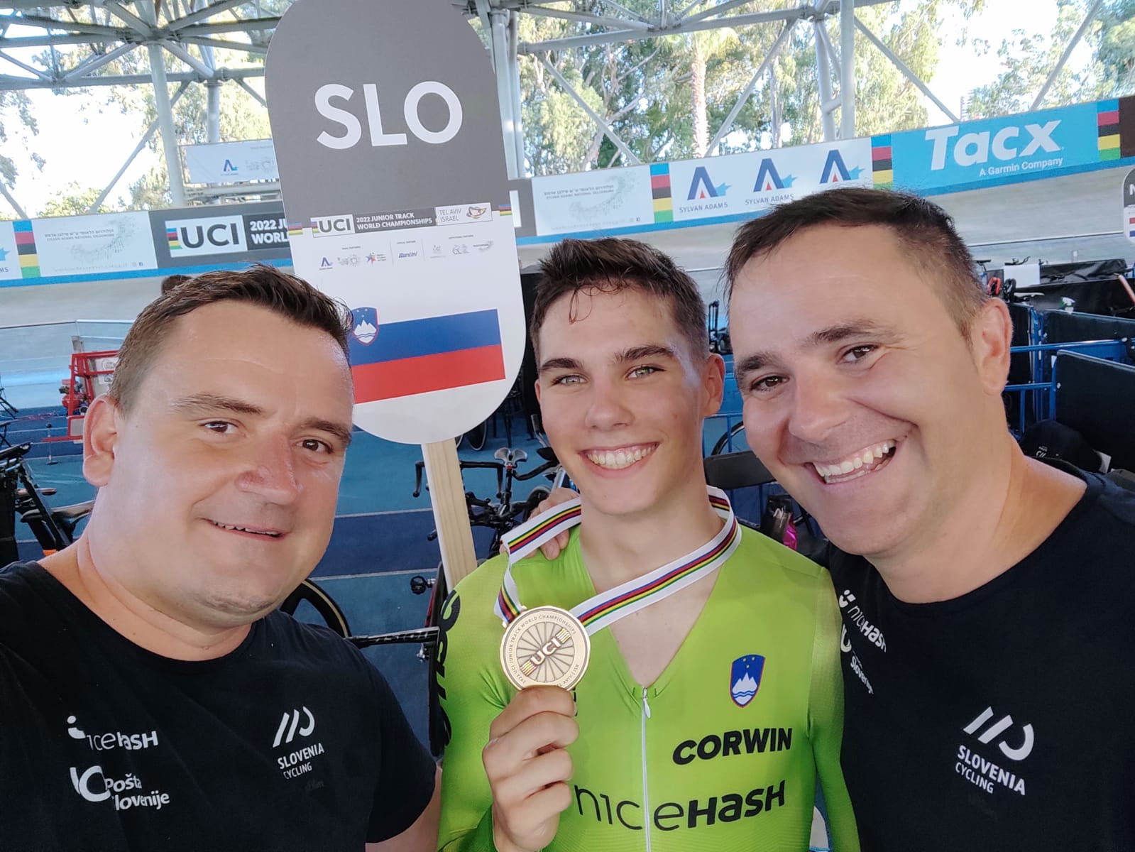 Žaku Erženu bronasta medalja na svetovnem prvenstvu na velodromu v Izraelu